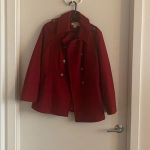 Michael Michael Kors Deep Red Peacoat